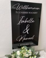 Willkommensschild, Hochzeit Bayern - Straubing Vorschau