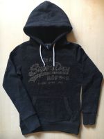 Hoodie schwarz meliert mit Strass Sachsen - Bernsdorf Vorschau