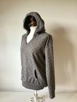 Hoodie Kapuzenpulli Pulli Kapuze Känguru Tasche grau Vögel Design Bayern - Ustersbach Vorschau