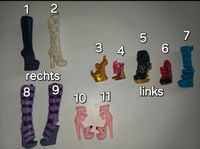 Monster High Schuhe/Zubehör/Ersatzteile Parchim - Landkreis - Banzkow Vorschau