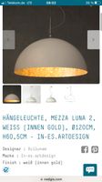 HÄNGELEUCHTE, MEZZA LUNA 2, WEISS (INNEN GOLD) Berlin - Zehlendorf Vorschau