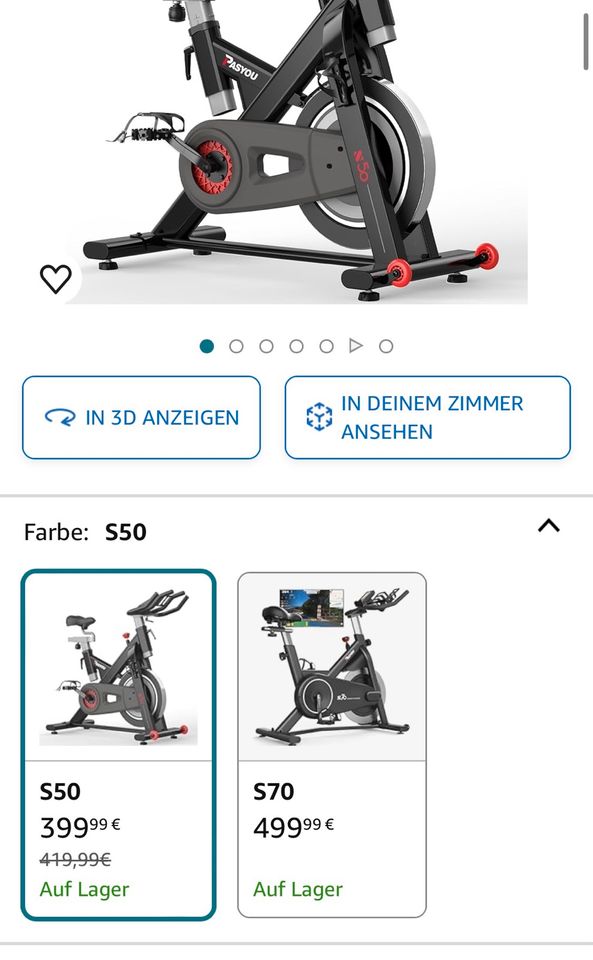 Heimtrainer Fahrrad in Hamburg