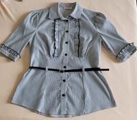 Bluse mit Gürtel, Kurzarm, neuwertig, Gr. 38 Sachsen - Dommitzsch Vorschau