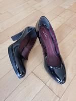 Varese High Heels – Größe 39 – Schwarz Lack-Optik Hessen - Offenbach Vorschau