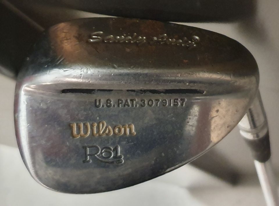 Golf Wilson Sandy Andy R61 U.S.PAT.3079157 Sand Wedge in München