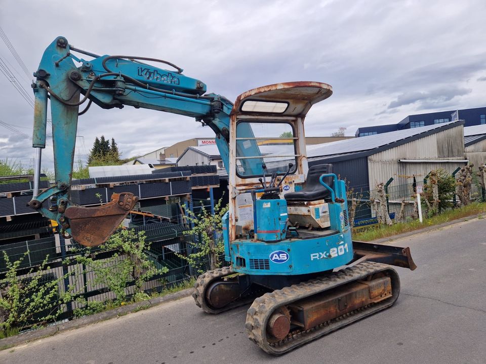 Minibagger Kubota RX-201 2350Kg Bagger in Leiningen