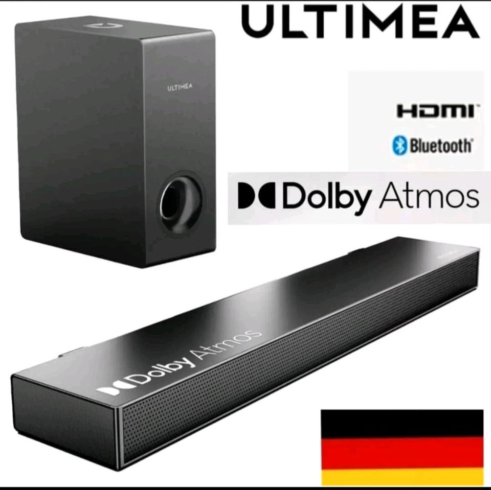 Ulimea Soundbar für TV Wireless Subwoofer 2.1 ULTIMEA S50 Bluetoo in Hamburg