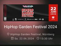 Hiphop Graden Festival Tickets 2 Stück Nürnberg (Mittelfr) - Südoststadt Vorschau