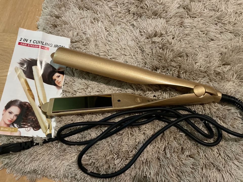 2 in 1 Hair Curling Iron Straightener in Düren