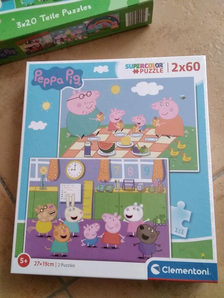 Peppa Pig Puzzle original verpackt Set in Maxdorf