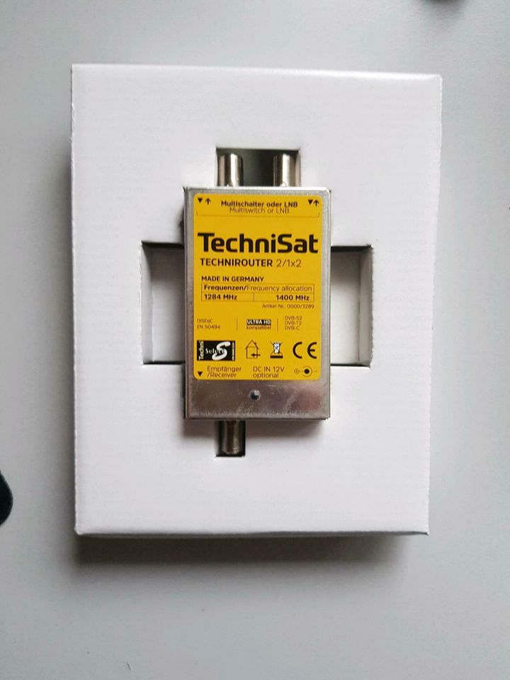 TechniSat TECHNIROUTER MINI 2/1x2 - Einkabellösung / Gebraucht ! in Bernkastel-Kues
