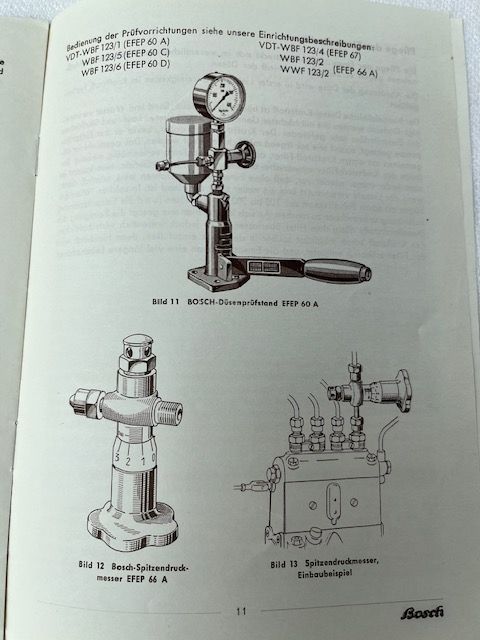 Bedienungsanleitung Bosch Einspritz-Düsen und -Halter in Neusäß