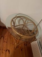 Vintage Rattan Tisch Esstisch Glas Glastisch Rattantisch Berlin - Pankow Vorschau