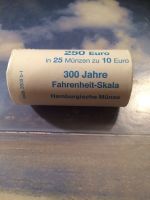 25 x 10 Euro Gedenkmünze Rolle " 300 Jahre Fahrenheit-Skala " Lindenthal - Köln Lövenich Vorschau