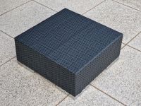 Rattan (Garten-/Beistell-) Tisch (Polyrattan) in schwarz 60x60x26 Bayern - Deggendorf Vorschau