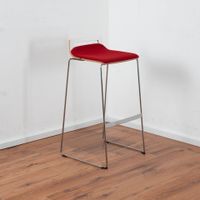 Sedus "Meet Chair" Hocker - Sitzauflage rot - stapelbar Hessen - Griesheim Vorschau