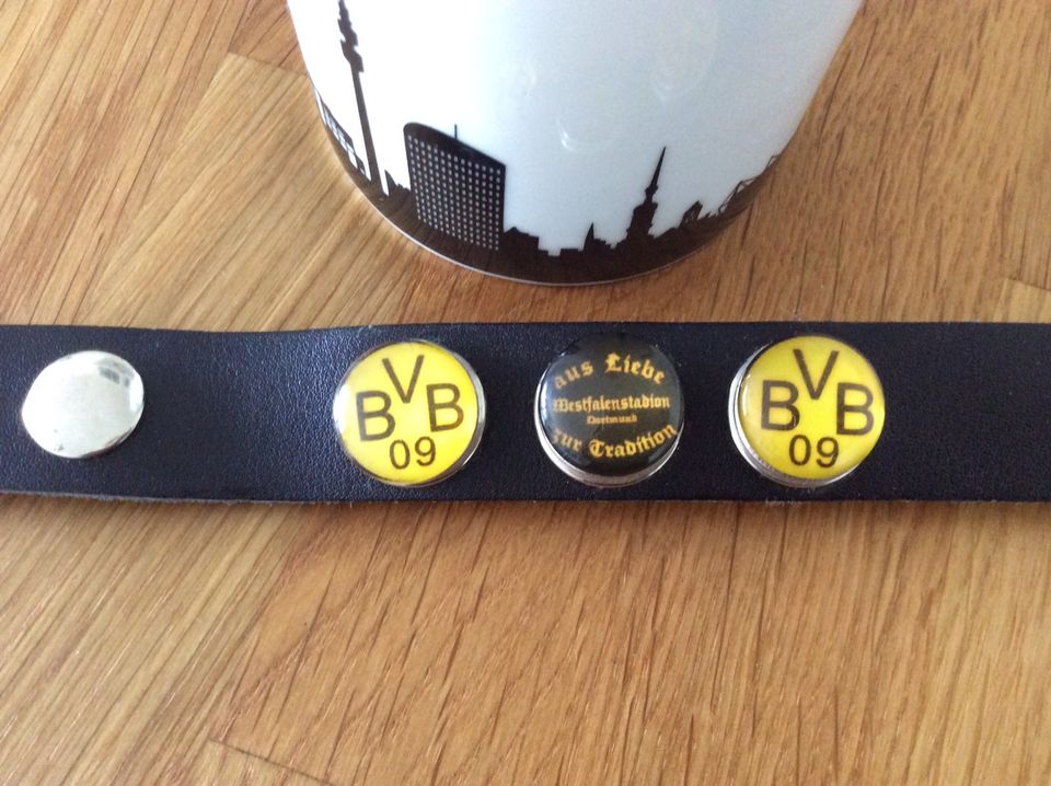 Dortmund Porzellanbecher, Borussia BVB KinderArmband in Barmstedt