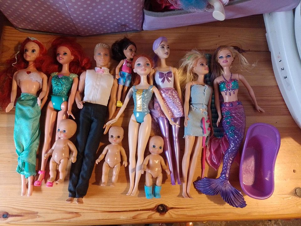 Barbie Sachen gemischt in Hettenleidelheim