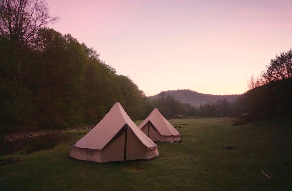 8 Personen Rundzelt, Tipi, Pyramidenzelt Gruppen Zelt Camping NEU in Weilburg