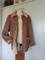 Vintage Wildleder Optik Jacke L / 40 Sachsen - Strehla Vorschau