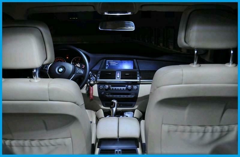 SMD LED Innenraumbeleuchtung komplett Set BMW E71 X6 Xenon Weiß  Innenbeleuchtung