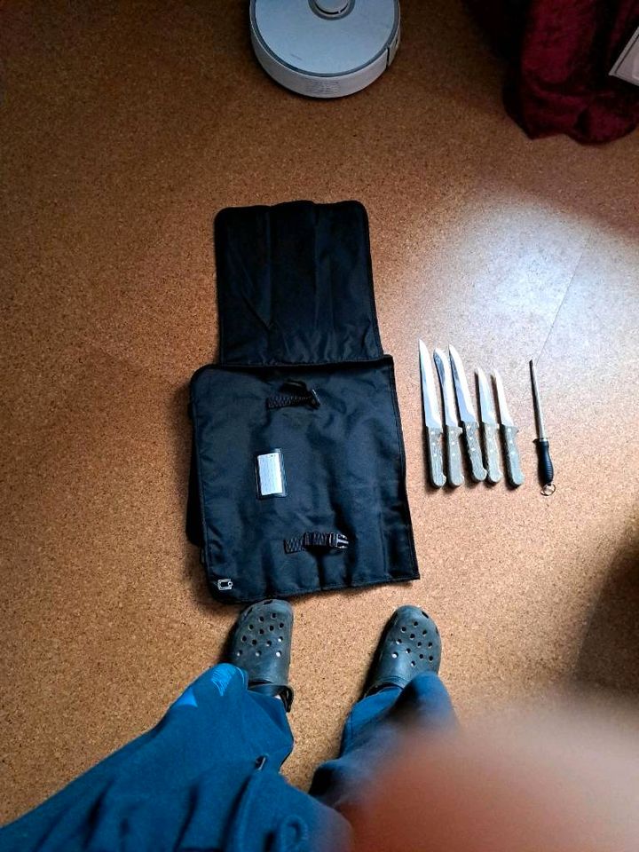 Chefkoch Messertasche Messer Solingen mit gratis Zugabe in Frielendorf