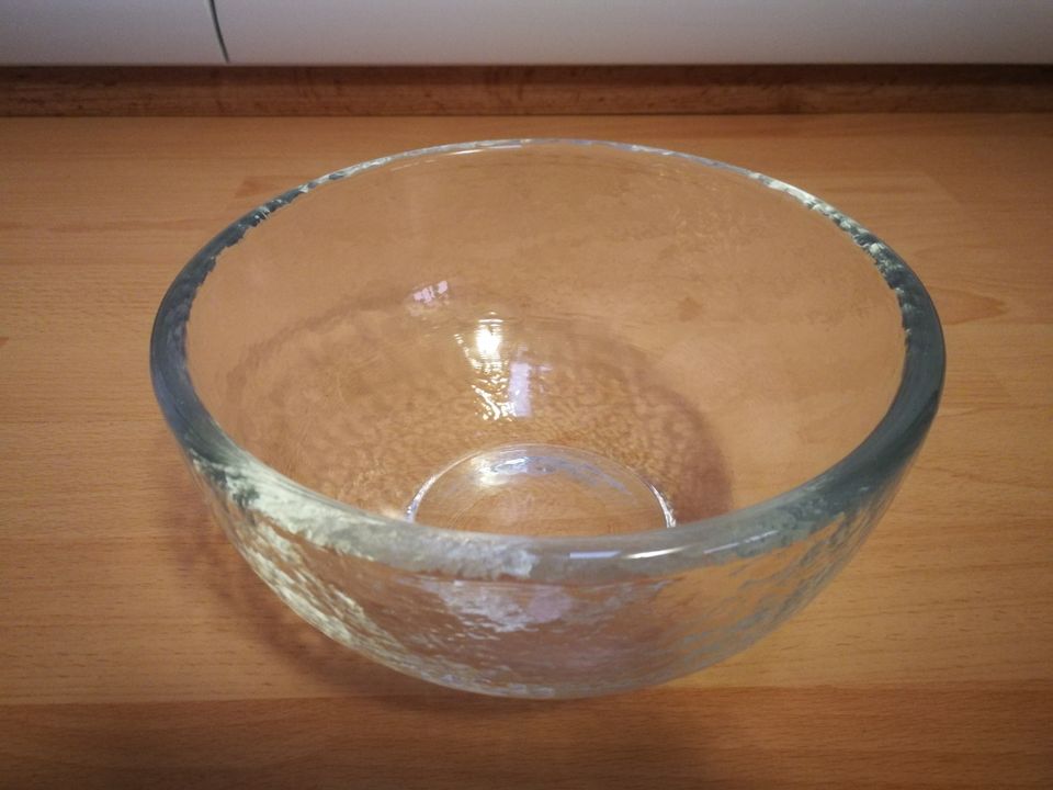 Salatschüssel Glasschüssel Servierschale aus Glas in Beuren