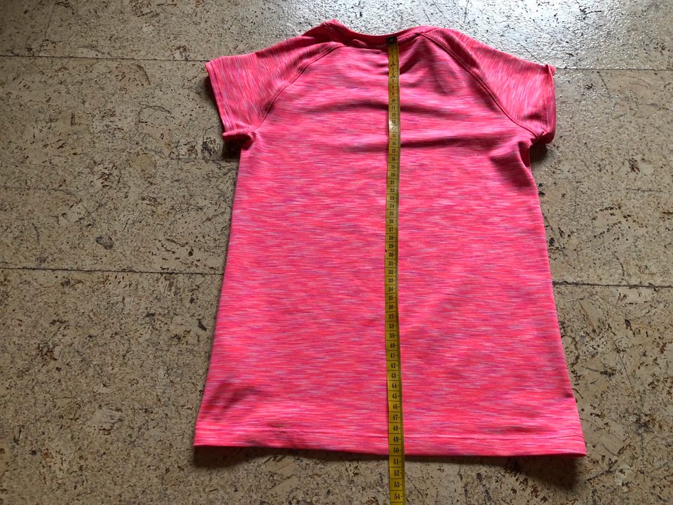 ❤️ H&M Mädchen Sport Shirt Gr.128 134 140 Neon rosa in Nürnberg (Mittelfr)