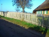 Lattenzaun Holz Kastanienzaun Holzzaun aus Kastanie Nordrhein-Westfalen - Borken Vorschau