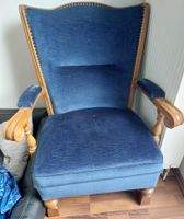 Vintage Sessel blau Nürnberg (Mittelfr) - Großreuth b Schweinau Vorschau