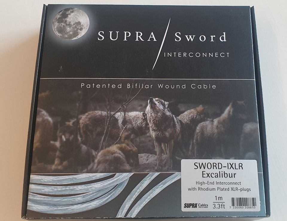 Supra Cable > Sword IXLR Excalibur < High End XLR Kabel in Kierspe