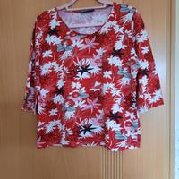 Shirt mit 3/4 Ärmeln rot Bayern - Neufahrn in Niederbayern Vorschau