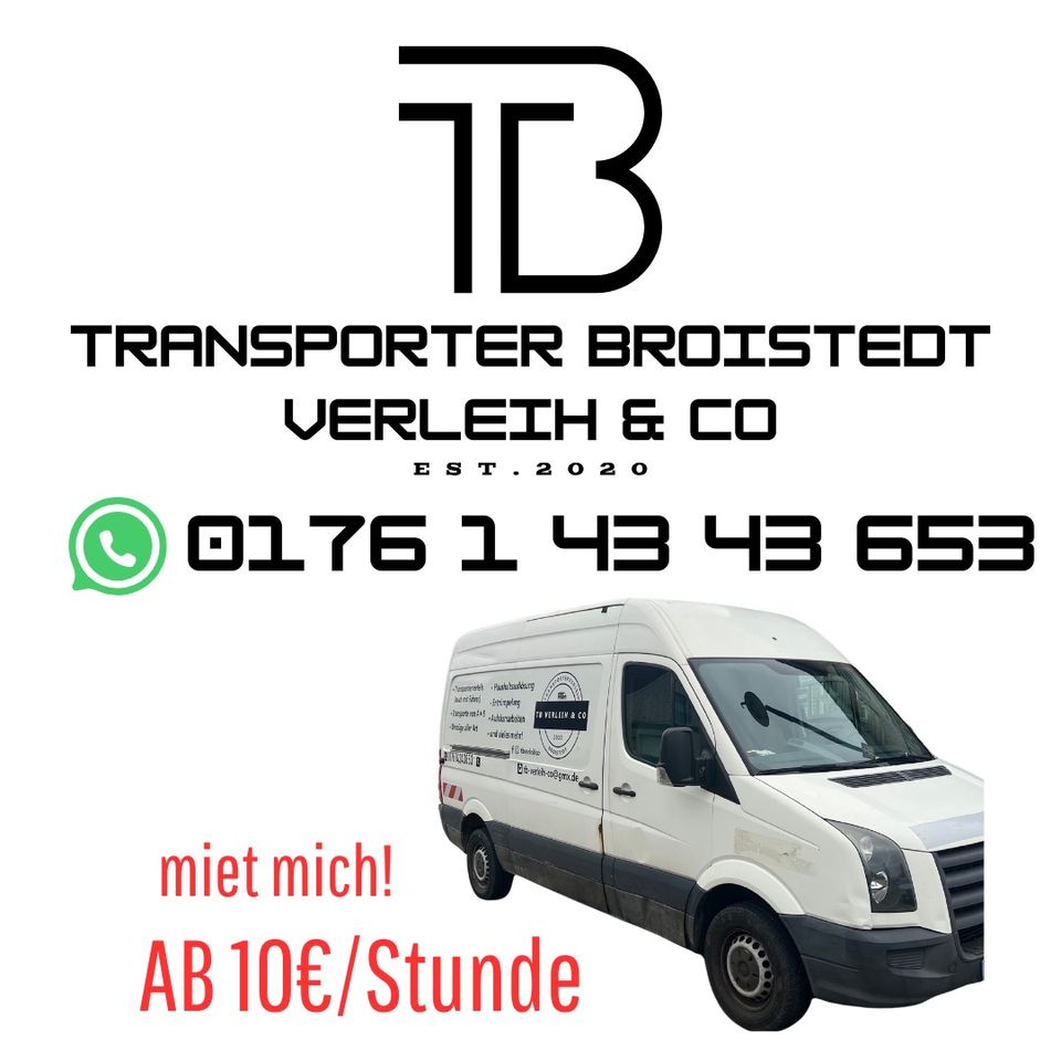 Transporter Broistedt Verleih & Co - „miet mich ab 10€ / Stunde“ in Salzgitter