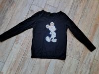 Langarmshirt Gr. 36/38 schwarz Disney Mickey Maus Wischpailetten Kreis Pinneberg - Rellingen Vorschau