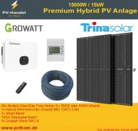 ab 4599€ PV Anlage 15000W 15kW Growatt / Trina Solar Hybrid WR Photovoltaik Solaranlage Brandenburg - Dahlewitz Vorschau