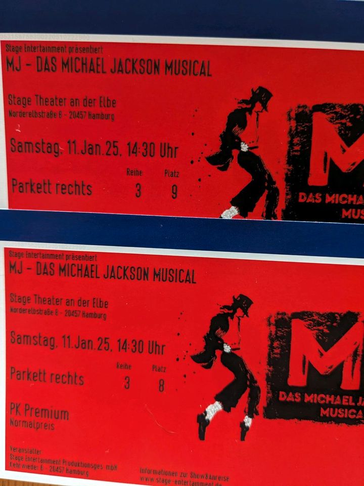 Michael Jackson Musical 11.01.25 Hamburg inkl.Vers. in Neuenkirchen