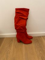 Rote Stiefel mit Absatz, neuwertig in OVP, 90€ UVP Hessen - Rödermark Vorschau