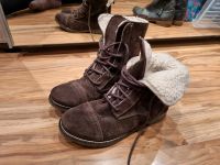 Stiefel Stiefeletten Leder braun Teddy Teddyplüsch NCEE N'CEE Bayern - Schweinfurt Vorschau