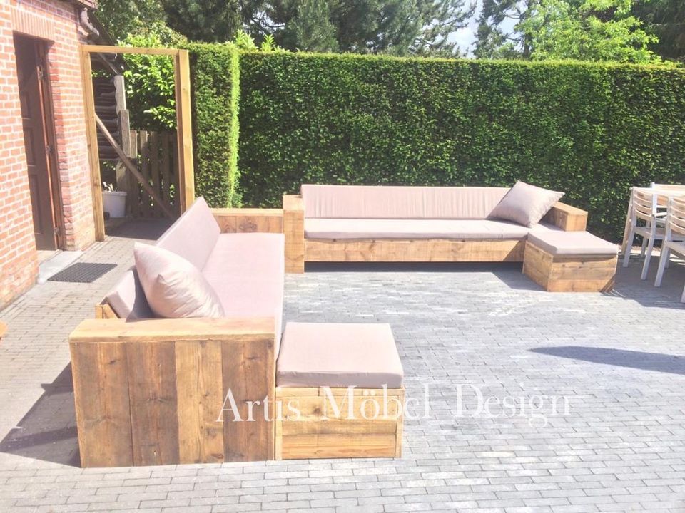 Gartenlounge Ecksofa Gastronomiemöbel Loungemöbel Set Ecklounge in Oberhausen