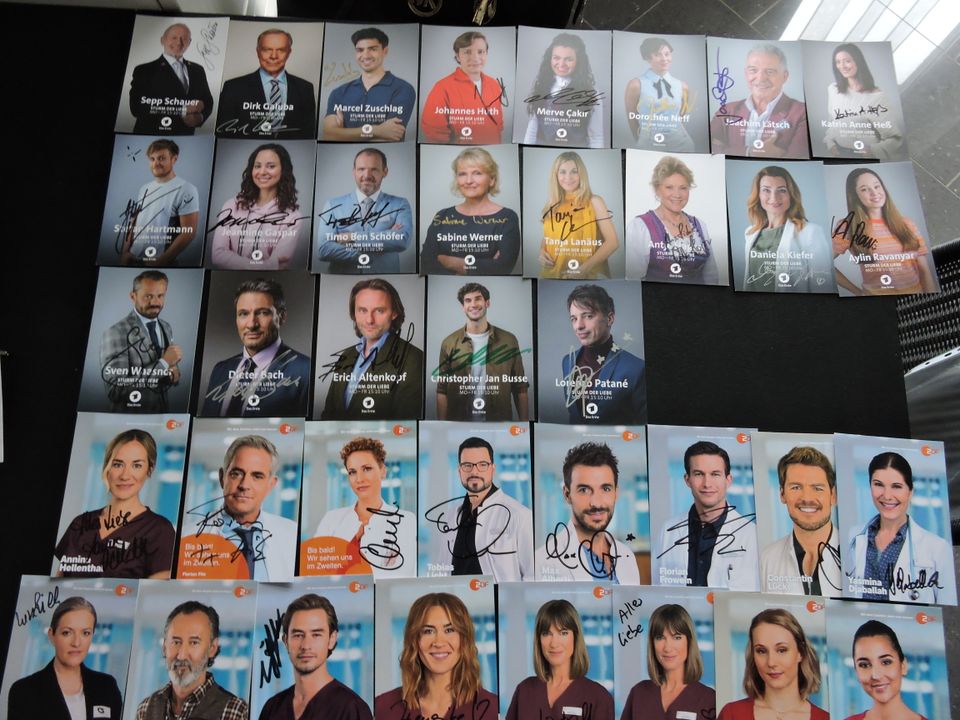 Autogrammkarten komplette beliebte Deutsche TV Serien ab € 8,- in Porta Westfalica