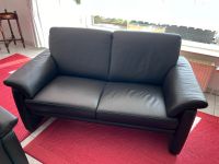2er Set Couch Leder schwarz Nordrhein-Westfalen - Bocholt Vorschau