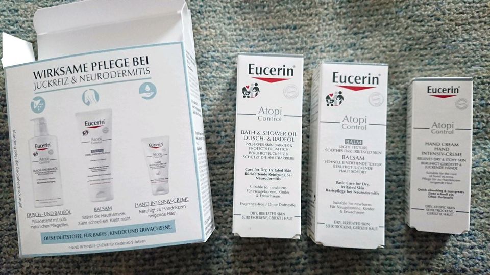 Eucerin Probierset sehr trockene Haut, auch Neurodermitis in Lichtenau