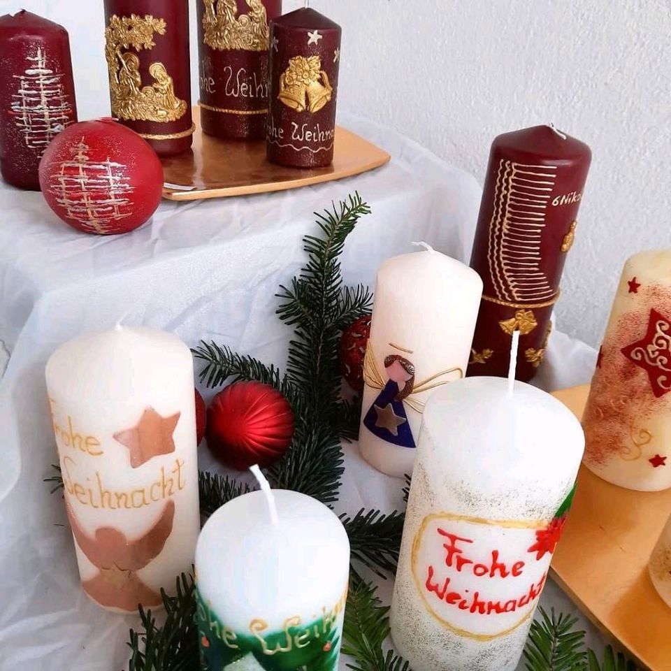 Sonderangebot Weihnachten Advent Geschenk Kerzen Weihnachtskerzen in Reichertsheim