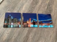 3x Glasbilder New York Bild 30x30 cm jede Im Set Niedersachsen - Faßberg Vorschau