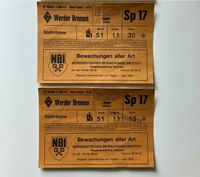 Zwei Eintrittskarten Werder - 1.FC Köln 1991/92 (auch einzelnd) Niedersachsen - Stuhr Vorschau