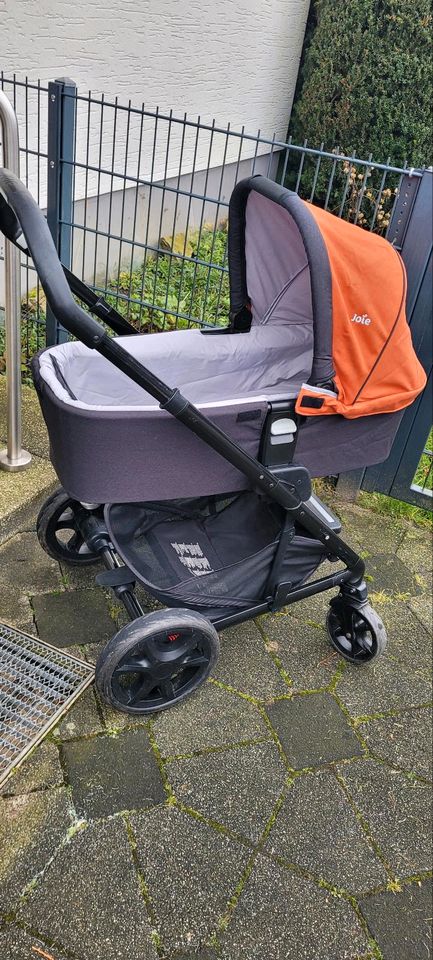 Joie Chrome DLX Kinderwagen/Buggy in Orange mit viel Zubehör in Steinhagen