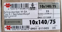 Würth Orsy Schraubanker Beton W-SA Typ S, 10x140/75,  25 Stück Bayern - Aichach Vorschau