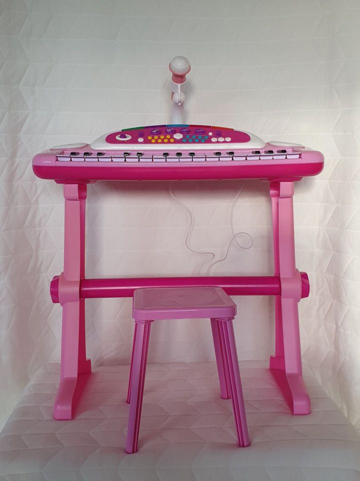 Simba Kinder Stand-Piano Keyboard mit Licht, Sound, Mikrofon in Alfter