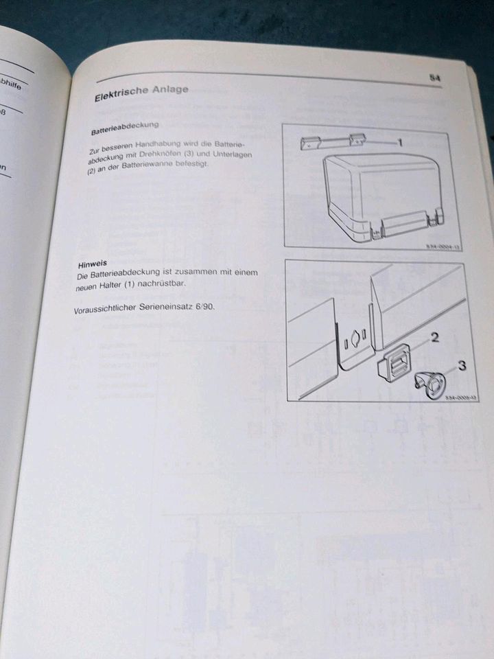 Mercedes MB 100 Werkstatt Handbuch ABS Einführung 1990 in Selters