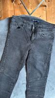 Zara Skinny Jeans schwarz-grau mit Nieten Nordrhein-Westfalen - Mönchengladbach Vorschau